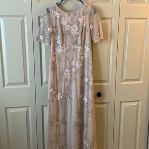 Taupe Formal Dress
